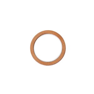 1/4" Flat Copper Washer for Antisuction front view — Espresso Works Australia