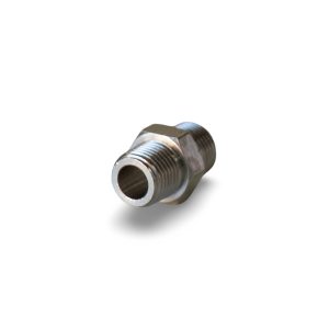 1/8"M to 1/8"M Straight Connector Fitting front view — Espresso Works Australia