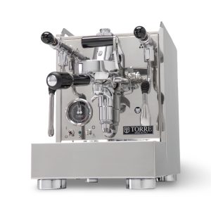 Torre Luigino TSP Inox with Joystick Coffee Machine front view — Espresso Works Australia