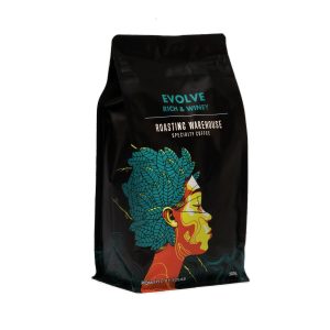 250g Coffee Roasting Warehouse Evolve front view — Espresso Works Australia