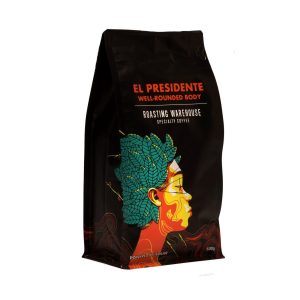 250g Coffee Roasting Warehouse El Presidente front view — Espresso Works Australia