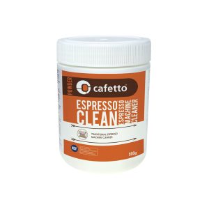 Cafetto Espresso Machine Clean 500g front view — Espresso Works Australia