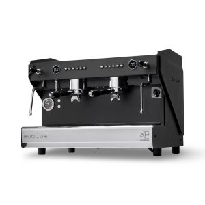 ACM Evolve Dark Coffee Machine front view — Espresso Works Australia