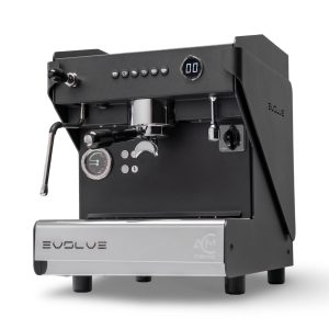 ACM Evolve Dark Coffee Machine front view — Espresso Works Australia