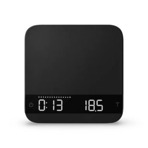 Acaia Lunar Digital Scale with LCD Display front view — Espresso Works Australia