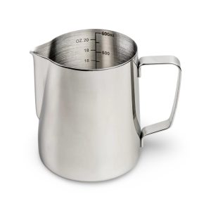Barista Progear 600ml Milk Jug front view — Espresso Works Australia