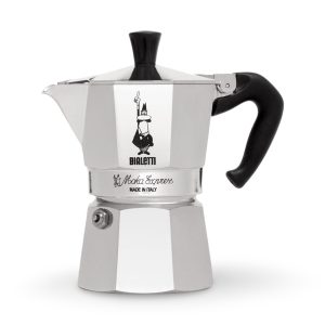 Bialetti Moka Express 9 Cup in front view — Espresso Works Australia