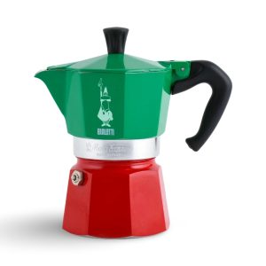 Bialetti Moka Express Italy 3 Cup in front view — Espresso Works Australia