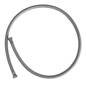 Braided Hose 1500mm 1/2 Ff for Pitch Rinser front view — Espresso Works Australia