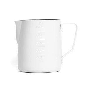 Coffee Accessories 1000ml White milk jug from the front view — Espresso Works Australia