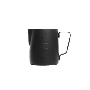 Coffee Accessories 300ml Black milk Jug front view — Espresso Works Australia