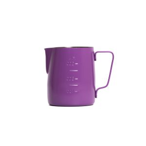 Coffee Accessories 300ml Violet milk jug from the front view — Espresso Works Australia