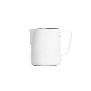 Coffee Accessories 300ml White milk jug from the front view — Espresso Works Australia