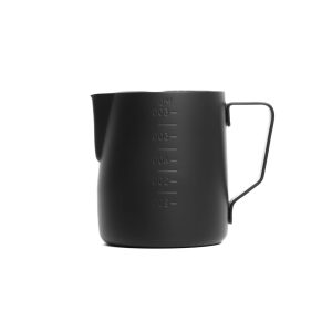 Coffee Accessories 600ml Black milk Jug front view — Espresso Works Australia