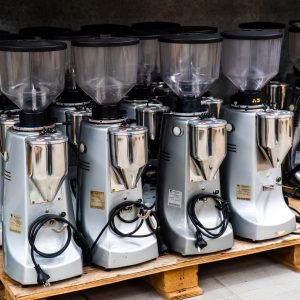 Mazzer Robur Electronic Coffee Grinder front view — Espresso Works Australia