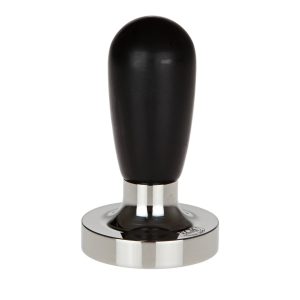 ECM Tamper Flat S/Steel from the front view — Espresso Works Australia