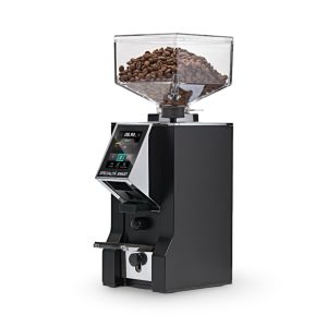 Eureka Mignon Specialita Smart 55 Black coffee grinder front view — Espresso Works Australia