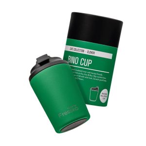 Fressko 8oz Bino Clove Green Cup front view — Espresso Works Australia