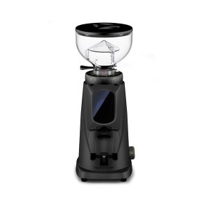 Fiorenzato All Ground Sense Grinder - Black front view — Espresso Works Australia
