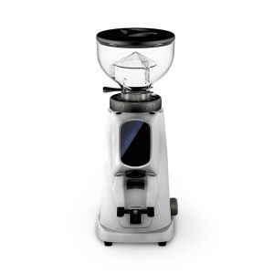 Fiorenzato All Ground Sense Grinder - White front view — Espresso Works Australia