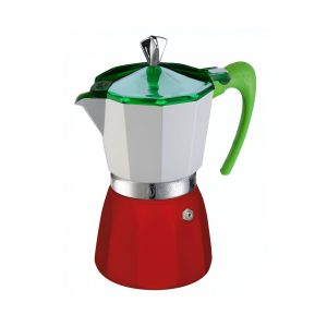 GAT Mokitaly 6 cup coffee maker front view — Espresso Works Australia