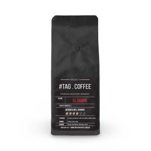 KG Coffee Hashtag El Chapo front view — Espresso Works Australia