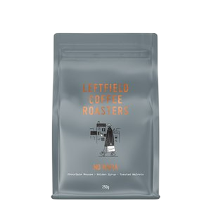 Leftfield No Mafia 250g Coffee front view — Espresso Works Australia
