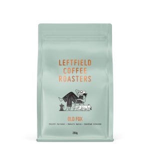 Leftfield Old Fox Coffee - front view — Espresso Works Australia