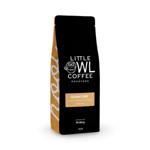 Little Owl Signature coffee beans front view — Espresso Works Australia