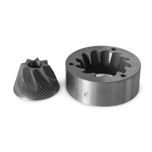 Mazzer Kony 63mm Generic Conical Burrs front view — Espresso Works Australia
