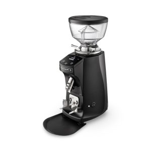 Mazzer Mini Electronic Coffee Grinder - Black front view — Espresso Works Australia