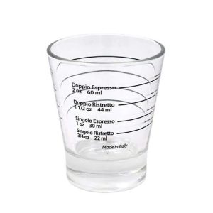 Measuring Shot Glass front view — Espresso Works Australia