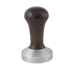MOTTA 58mm Tamper - Wood front view — Espresso Works Australia