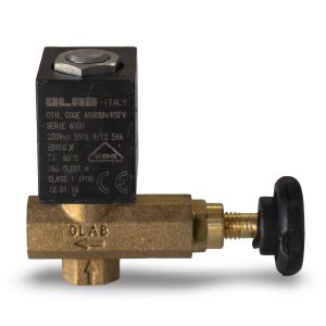 OLAB 2way Solenoid with Mixer front view — Espresso Works Australia