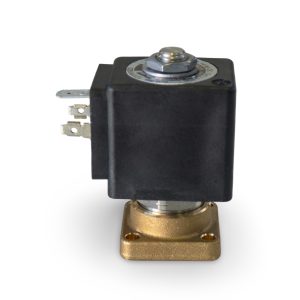 Parker Lucifer 2 Way Flat Base Solenoid 240V front view — Espresso Works Australia