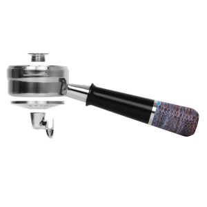 Pesado Hybrid LM/E61 Portafilter Dusk front view — Espresso Works Australia