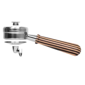 Pesado Hybrid LM/E61 Portafilter Raya front view — Espresso Works Australia