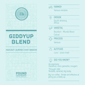 KG Coffee Pound Giddyup front view — Espresso Works Australia