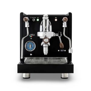 Quick Mill Aquila Coffee Machine - Black Edition front view — Espresso Works Australia