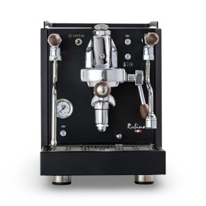 Quick Mill Rubino Coffee Machine - Black Edition front view — Espresso Works Australia