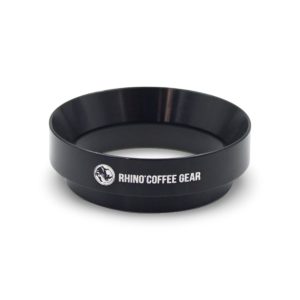 Rhino Coffee Gear 58mm Dosing Ring - Black from the front view — Espresso Works Australia