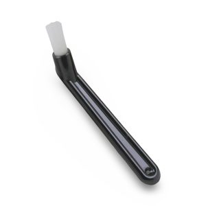 Shower Cleaning Nylon Brush, Black from the front view — Espresso Works Australia