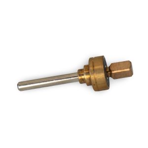 Skinny Upper Group Drain Valve for ACM, Rocket, SAB, Torre or ECM from front view — Espresso Works Australia