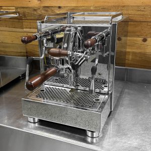 Torre Peppina Inox Home Coffee Machine front view — Espresso Works Australia