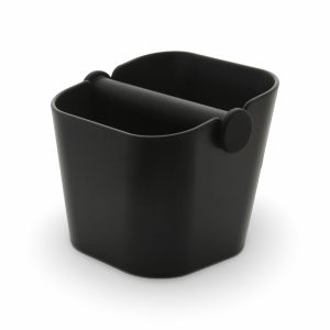 Domestic Square Knock Box from the front view — Espresso Works Australia