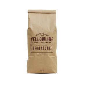 500g Coffee Yellowline Signature front view — Espresso Works Australia