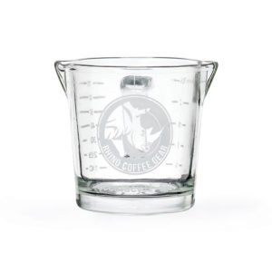 Rhino Shot Glass - Double Spout front view — Espresso Works Australia